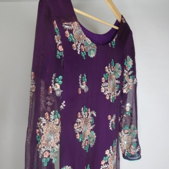 Shalwar Kameez (3 pcs) Suit Pakistani / Indian Small - Picture 2 of 9